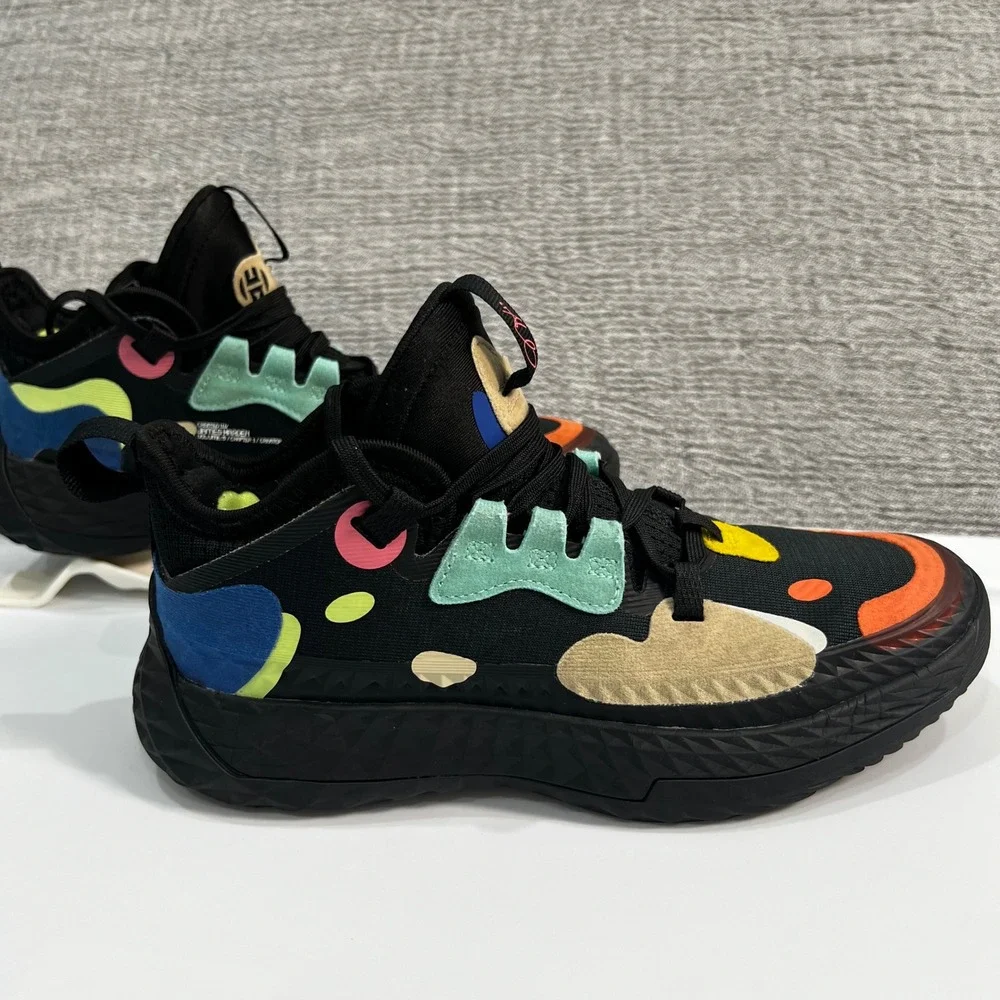 Adidas Harden Vol. 5 Futurenatural‎ Basketball Shoes Mens Youth 4.5 Black Multi